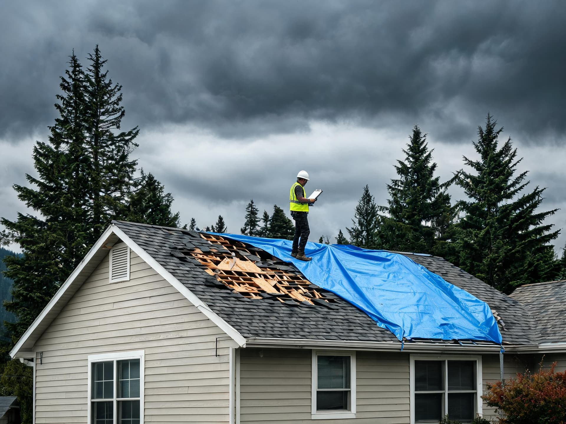 Storm Damage by Pro Edge Roofing